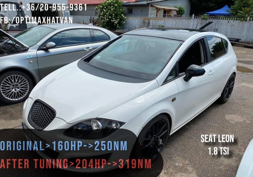 Opti-Max60' - Chiptuning és autóvillamosság Hatvan Seat Leon 1.8 TSI